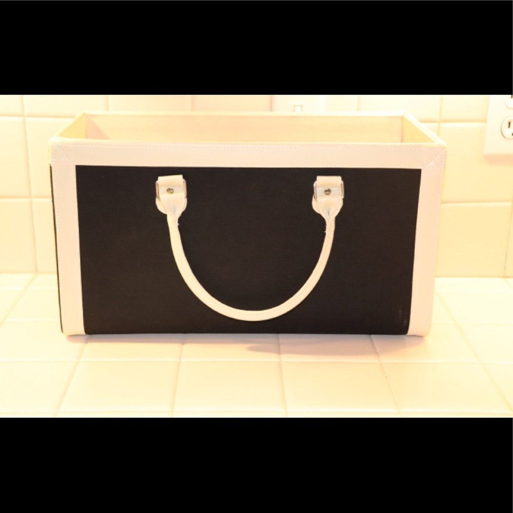 DOUBLE HANDLED CANVAS COVERED STORAGE BINS - Picture 4 of 10